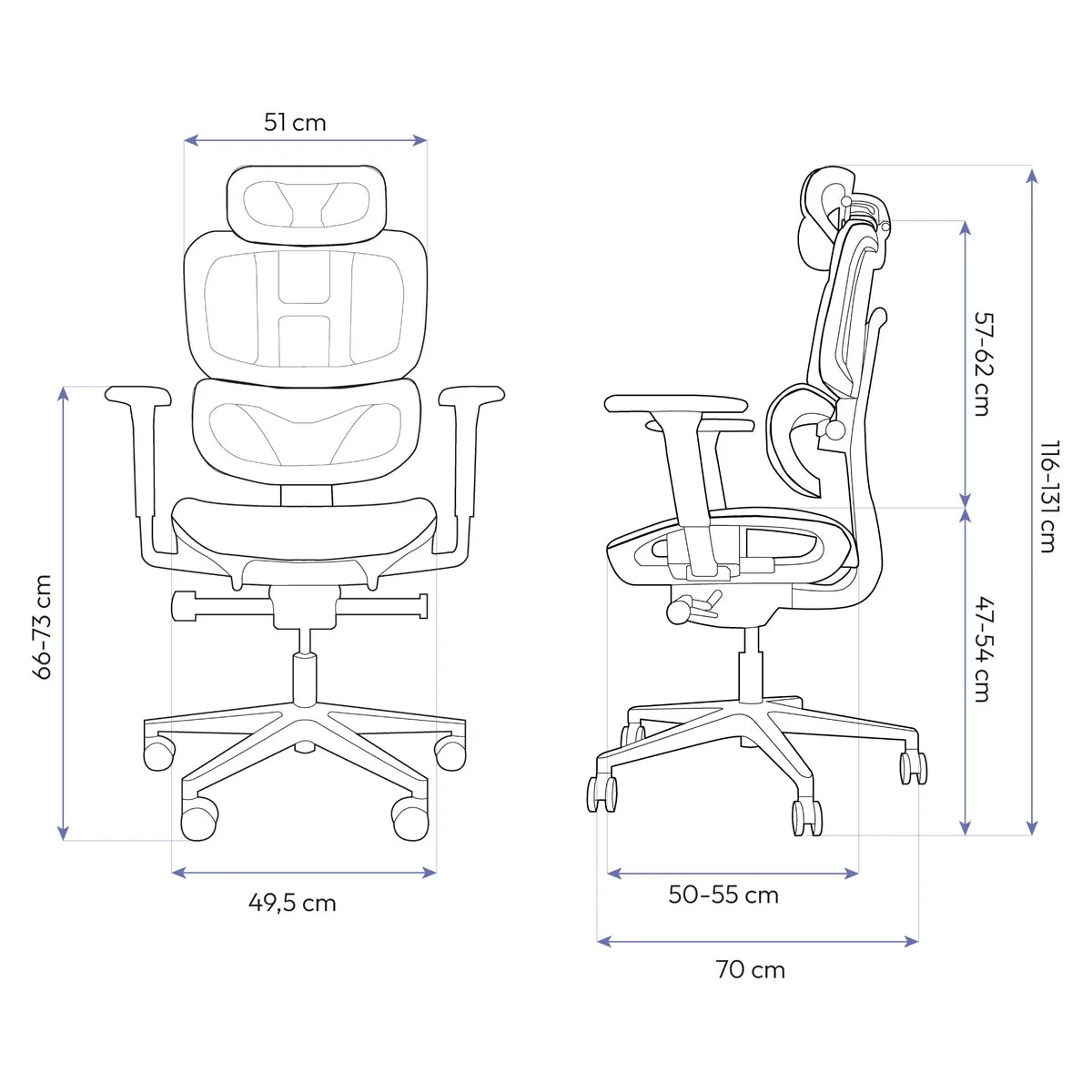 Cadeira Ergonômica Elements Sophy